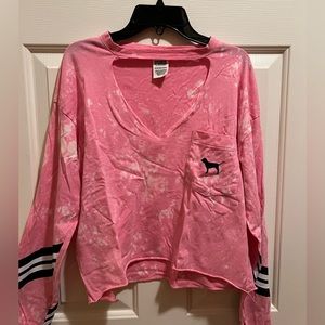 Victoria Secret PINK cropped longsleeve